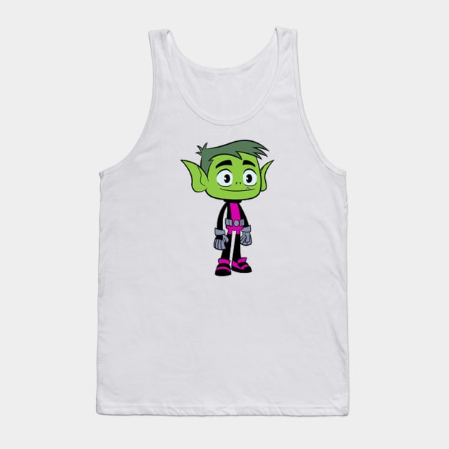 Beast Boy Titans Tank Top by SabrinaEgger